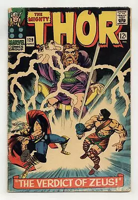 Buy Thor #129 GD 2.0 1966 1st App. Ares In Marvel Universe • 25.67£