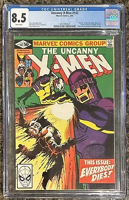 Buy Uncanny X-Men, Vol. 1  #142A Marvel Comics-CGC 8.5 Death Of X-Men Alt Timeline • 100.95£