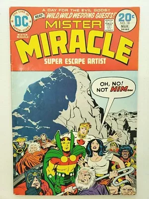 Buy Mister Miracle #18 DC 1974 FN+ Wedding Of Big Barbara And Mister Miracle  • 8.15£