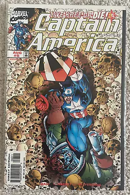 Buy Captain America #8 August 1998 Kree Avengers Marvel Comics Mark Waid Andy Kubert • 8.46£