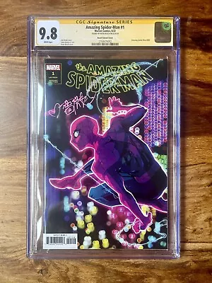 Buy Amazing Spider-man #1 Marvel Comics 6/22 Besch Variant Signed By Besch CGC 9.8 • 100£