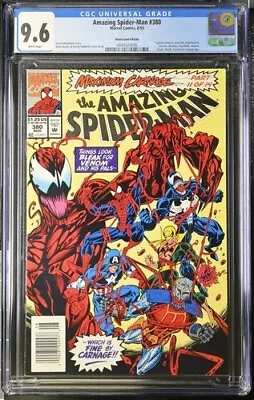 Buy Amazing Spider-Man #380 1993 Marvel Comics CGC 9.6 Newsstand White Pages • 69.89£