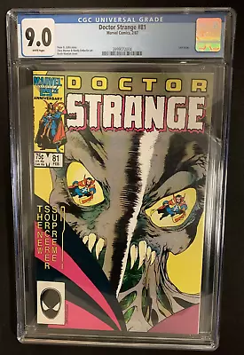 Buy Doctor Strange #81 CGC 9.0-1st Appearance Of Rintrah-Last Issue Of Series • 46.59£