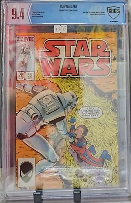 Buy Star Wars #86 1984 Direct Edition Comics Marvel CBCS 9.4 • 41.93£
