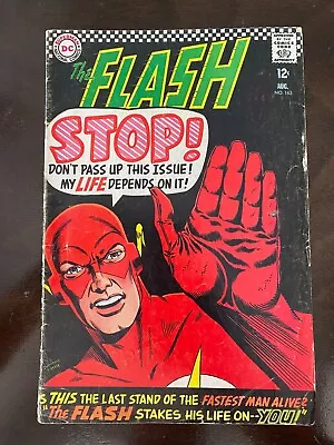 Buy FLASH COMICS #163 Aug. 1966 DC Comics • 4.66£