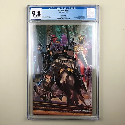 Buy Batman #106 (2021) CGC 9.8, 1st Miracle Molly, Wraparound Variant • 58.25£