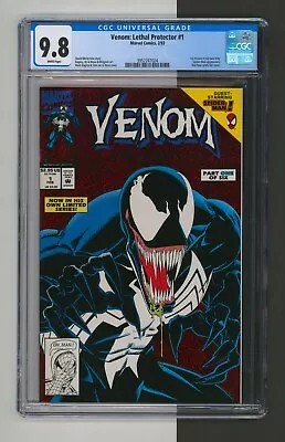 Buy Venom Lethal Protector #1, CGC 9.8, 1st Venom Title, Foil, Marvel Comics 1993 • 93.18£