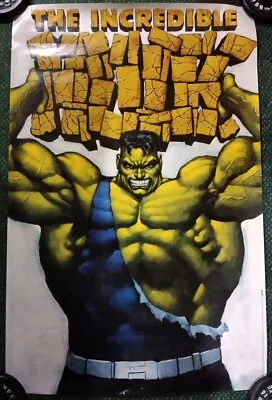 Buy Vintage 1990s 1995 Marvel Incredible Hulk IV Poster #190 Art By Paul Lee 22x34  • 27.96£