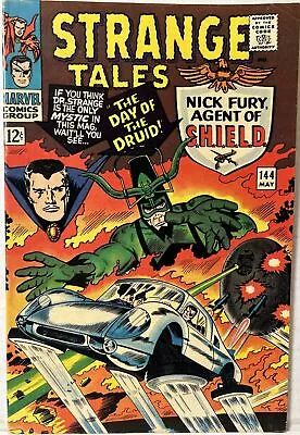 Buy Strange Tales #144 FN+ 6.5 Jack Kirby Cover! Marvel 1966 • 15.52£