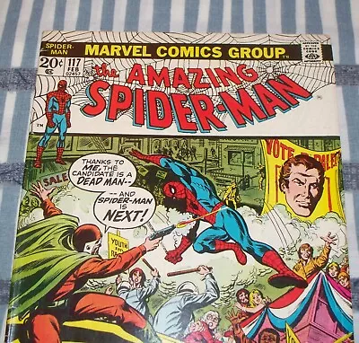 Buy Rare Double Cover The Amazing Spider-Man #117 From Feb. 1973 In VG+ (4.5) Con. • 100.95£