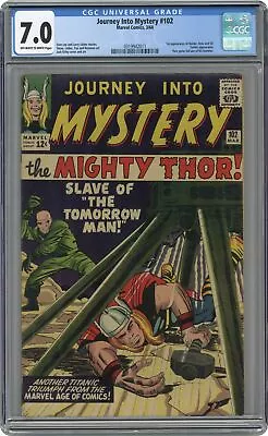 Buy Thor Journey Into Mystery #102 CGC 7.0 1964 0319942011 1st App. Sif • 1,227.04£