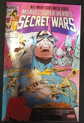 Buy Marvel Super Heroes Secret Wars #7 Facsimile Foil Variant FN • 2.32£