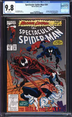 Buy Spectacular Spider-man #201 Cgc 9.8 White Pages // Marvel Comics 1993 • 69.89£