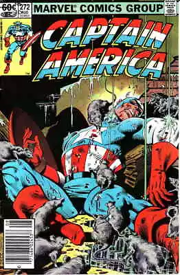 Buy Captain America (1st Series) #272 (Newsstand) FN; Marvel | 1st Appearance Vermin • 23.28£