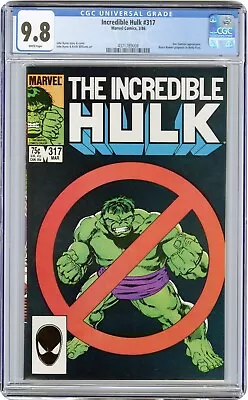 Buy Incredible Hulk #317 - Marvel 1986 Copper Age Issue - CGC NM/MT 9.8 • 73.78£