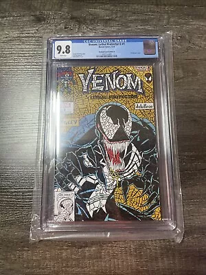 Buy Venom Lethal Protector Ii #1 Cgc 9.8 Shattered Comics Gold Tile Mosaic Exclusive • 97.04£