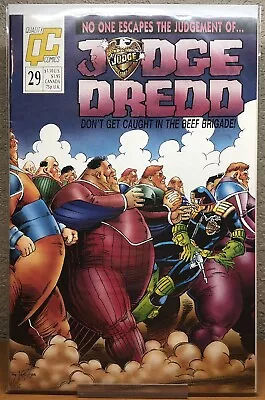 Buy JUDGE DREDD Vol 2 # 29  Quality Comics 1989 VF • 3.88£