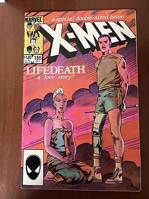 Buy 1984 Marvel Comic X-Men #186 “Lifedeath A Love Story” Excellent Condition • 3.10£