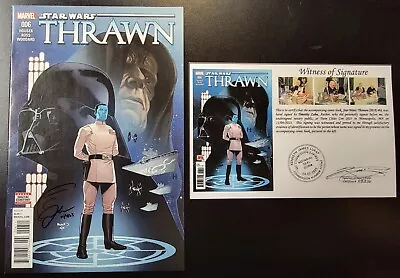 Buy Star Wars: Thrawn (2018) #6 SIGNED Timothy Zahn Notarized Witness Of Signature • 73.78£