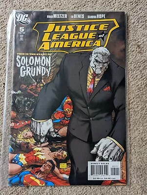 Buy DC Justice League Of America #5 Brad Meltzer 2007 • 7.50£