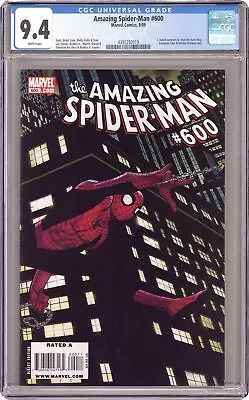 Buy Amazing Spider-Man #600B Romita Jr. Variant 1st Printing CGC 9.4 2009 4391292019 • 71.45£