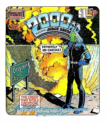 Buy 2000AD Prog 207 2nd Chopper Ron Smith Comic Issue Gibbons Art Comic Book Issue • 8.25£