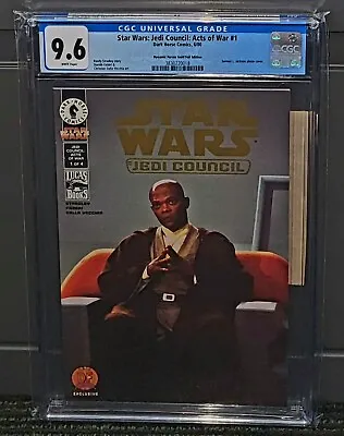 Buy STAR WARS: JEDI COUNCIL: ACTS OF WAR #1  CGC 9.6 Dynamic Forces Gold Mace • 100.18£