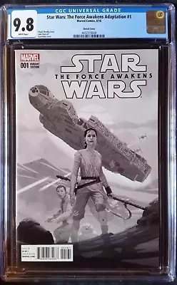 Buy Star Wars The Force Awakens Adaptation #1 Ribic Sketch Variant CGC 9.8 1:75 • 155.28£