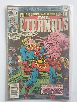 Buy THE ETERNALS Vol 1 When Gods Walked The Earth #18 JACK KIRBY Marvel Comics 1977 • 0.99£