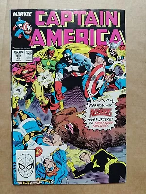 Buy Captain America #352 1st Appearance Supreme Soviets Sharp NM • 5.44£