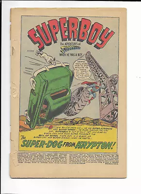 Buy Adventure Comics 210 1st Appearance Of Krypto The Super Dog. Coverless • 233.40£