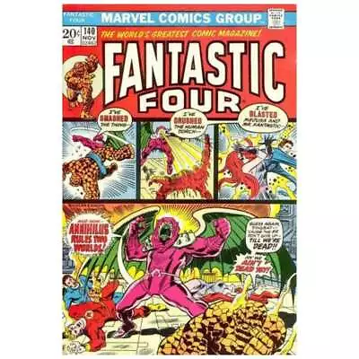 Buy Fantastic Four #140  - 1961 Series Marvel Comics Fine+ [t~ • 22.41£