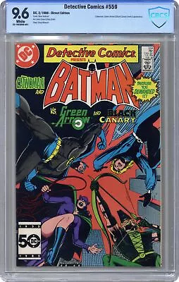 Buy Detective Comics #559 CBCS 9.6 1986 22-1653D6D-091 • 44.27£