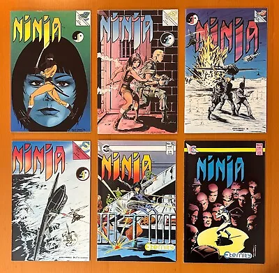 Buy Ninja #1, 2, 3, 4, 5 Up To #12 (8 & 10 Missing) (Eternity 1986) 10 VF+/- Comics • 33.75£