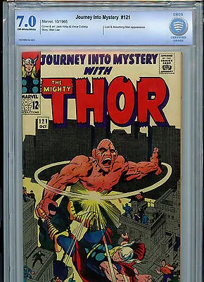 Buy Thor Journey Into Mystery # 121 Marvel Comics CBCS 7.0  1965 B11 • 147.55£