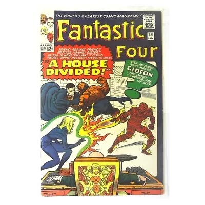 Buy Fantastic Four #34  - 1961 Series Marvel Comics VF / Free USA Shipping [e • 176.95£