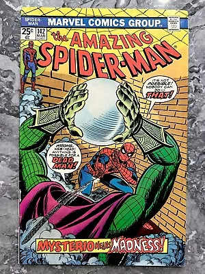 Buy AMAZING SPIDER-MAN 142 🔥1st Cameo Gwen Stacy Clone 1975 Romita Art Mystero VG/F • 23.29£