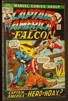 Buy Captain America #153 Sept 1972 1st Jack Monroe (Nomad) (1) • 232.97£