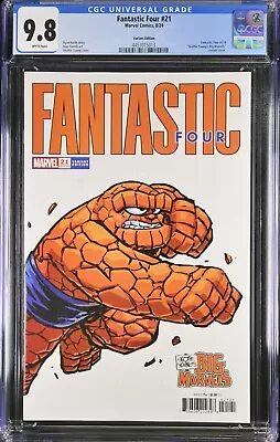 Buy Fantastic Four #21 - Skottie Young - CGC 9.8 - White Pages - 2024 • 38.82£