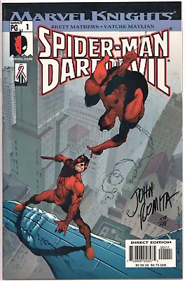 Buy Spider-man Dardevil #1 Dynamic Forces Signed John Romita Sr Df Coa Marvel Comics • 79.95£