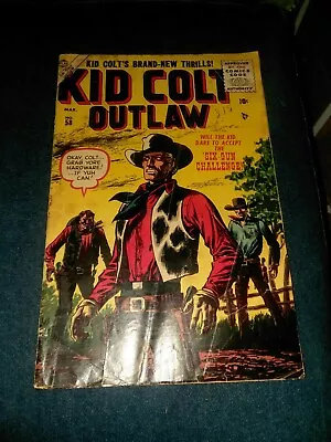 Buy Kid Colt Outlaw #58 Atlas Comics 1956 John Severin Cover Art Western  Golden Age • 41.05£
