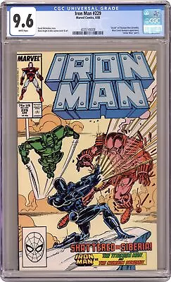 Buy Iron Man #229 CGC 9.6 1988 4035149008 • 73.78£