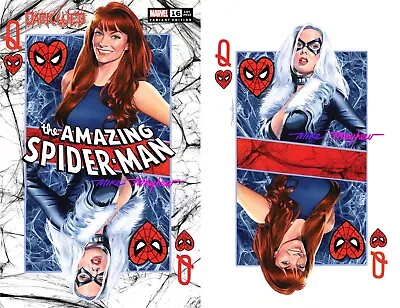 Buy AMAZING SPIDER-MAN #16 Mike Mayhew Studio Variant Cover A & B Full Duo Sig W/COA • 85.43£