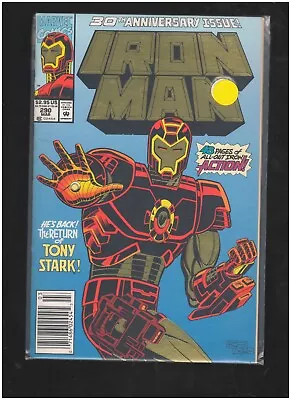 Buy Iron Man #290 Vol. 1 Gold Foil 30th Anniversary Marvel Comics 1993 MCU  • 3.49£