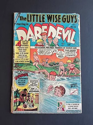 Buy Daredevil Comics #114 - Cover By Charles Biro (Lev Gleaso, 1954) Fair • 7.58£