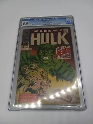 Buy Incredible Hulk #102 (Marvel, 1968) CGC VG/F 5.0 - 1st Issue - Key Silver Age • 139.79£