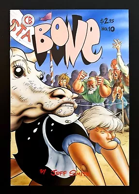 Buy *Bone* #10 1st Print By Jeff Smith The Great Cow Race Cartoon Books 1993 • 10.55£