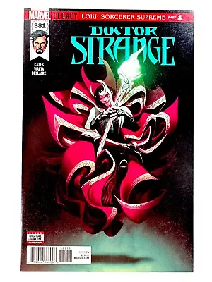 Buy Marvel DOCTOR STRANGE(2018) #381 LOKI SOCEROR SUPREME Key NM- Ships FREE! • 13.58£