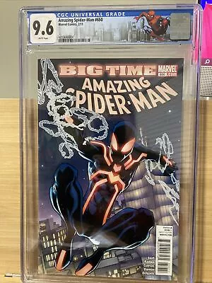 Buy Amazing Spider-Man 650 2011  - 1st Appearance Stealth Suit CGC 9.6 Custom Label • 58.25£