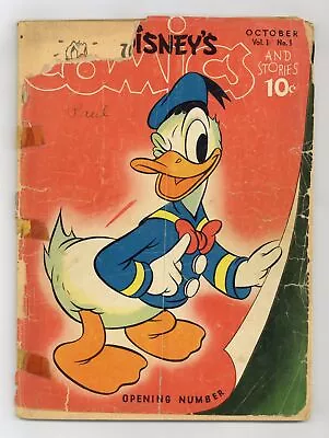 Buy Walt Disney's Comics And Stories #1 PR 0.5 1940 • 1,867.20£